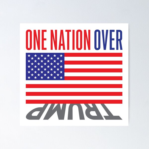 Item preview, One Nation Over Trump designed and sold by Boots on Mars.