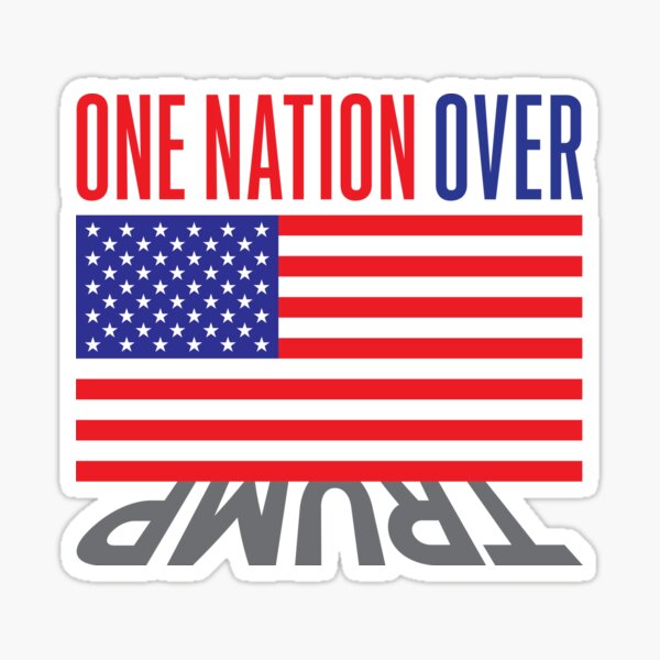 Item preview, One Nation Over Trump designed and sold by Boots on Mars.