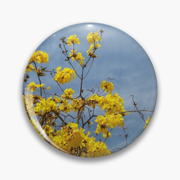 Item preview, Golden Trumpet Tree Reaching Into the Blue Sky designed and sold by JoyousArt4u.