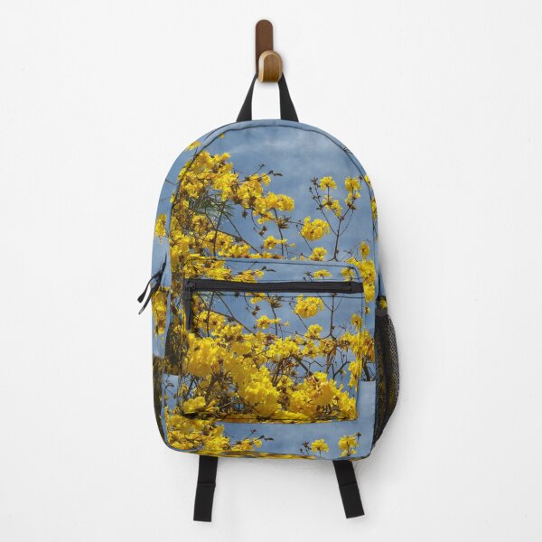 Item preview, Golden Trumpet Tree Reaching Into the Blue Sky designed and sold by JoyousArt4u.