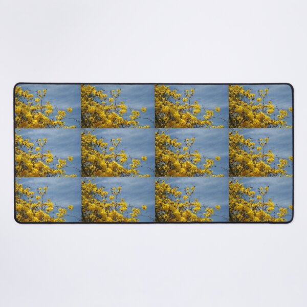 Item preview, Golden Trumpet Tree Reaching Into the Blue Sky designed and sold by JoyousArt4u.