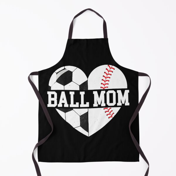 Item preview, Ball Mom Heart Funny Baseball Soccer Mom designed and sold by miaa-artistshop.