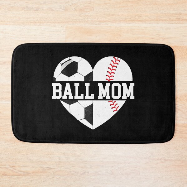 Item preview, Ball Mom Heart Funny Baseball Soccer Mom designed and sold by miaa-artistshop.