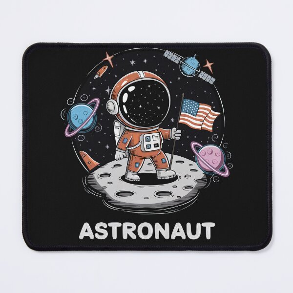 Item preview, Astronaut Space Mission Moon Landing Sci-Fi Adventure Outer Galaxy Cosmos designed and sold by Dazeville Studio1541 .