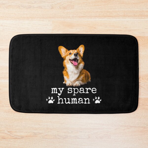 Item preview, Funny Corgi – "My Spare Human" Cute Dog Lover Design designed and sold by Fredster1966.