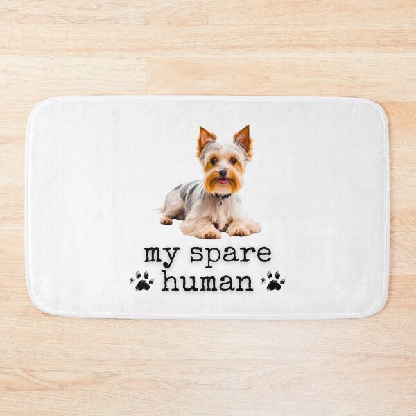 Item preview, Funny Biewer Terrier – "My Spare Human" Cute Dog Lover Design designed and sold by Fredster1966.