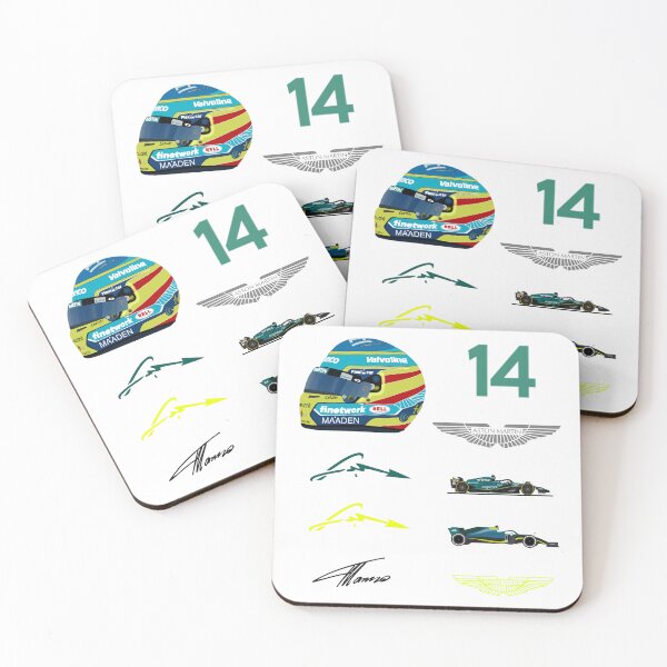 Item preview, Fernando Alonso F1 2025 stickers pack  designed and sold by Pink Polar F1.