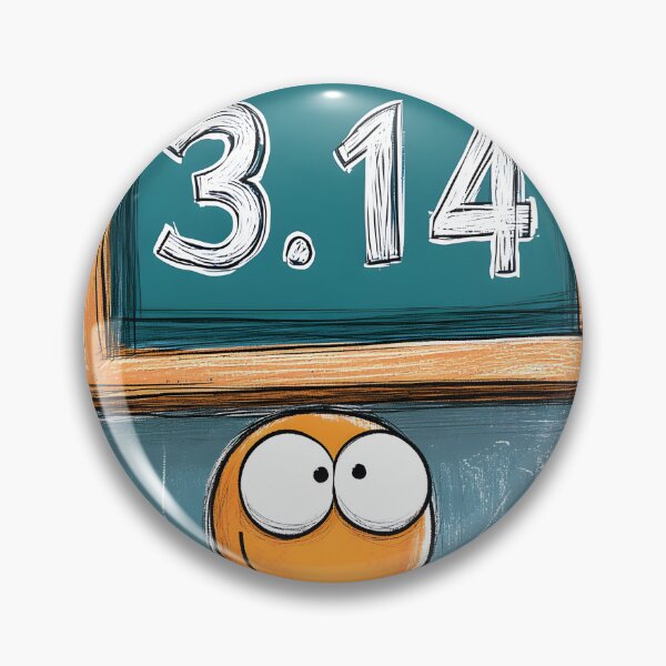 Item preview, Chalk It Up to Pi: Geek Mode Activated, Big Head, Big Brain– Happy Math Lover Under the Iconic Number designed and sold by FUNqoosh.