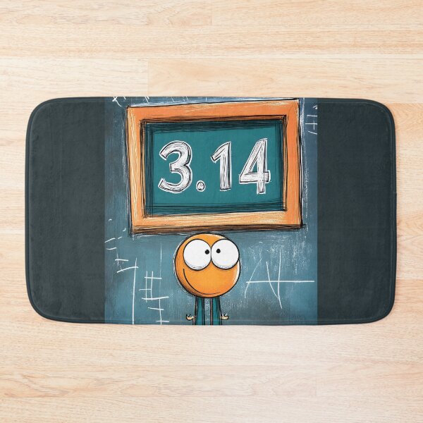 Item preview, Chalk It Up to Pi: Geek Mode Activated, Big Head, Big Brain– Happy Math Lover Under the Iconic Number designed and sold by FUNqoosh.