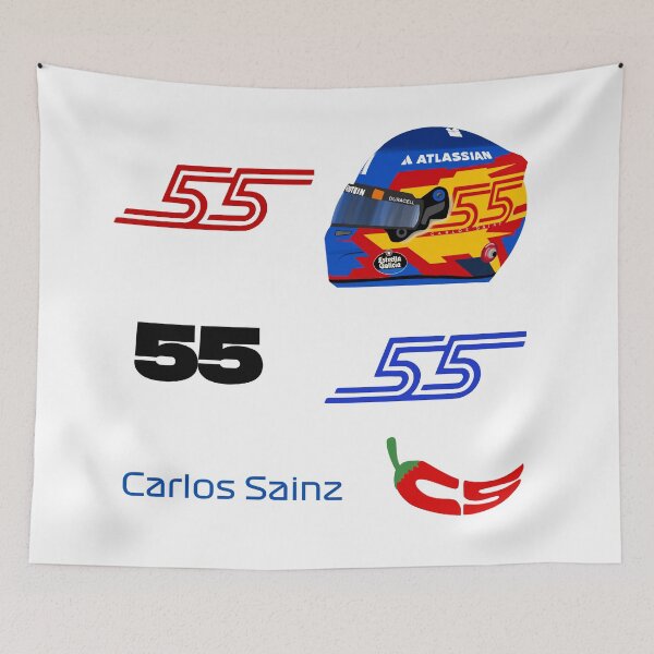 Item preview, Carlos Sainz F1 2025  sticker pack  designed and sold by Pink Polar F1.