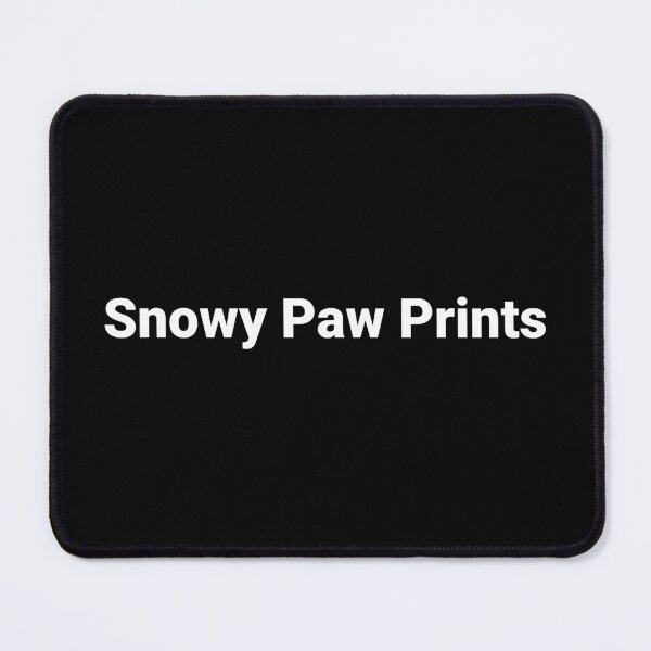 Item preview, Snowy Paw Prints designed and sold by Text-based T-Shirts and Gifts.