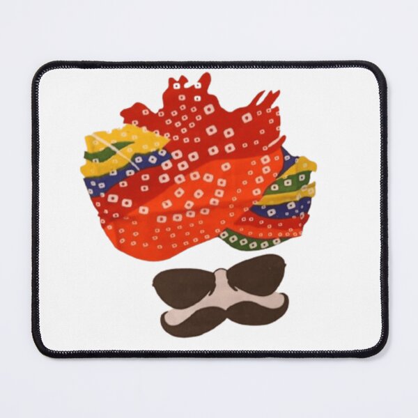 Item preview, Rajasthani Pride – Colorful Turban & Mustache Art designed and sold by dreambigdrive38.