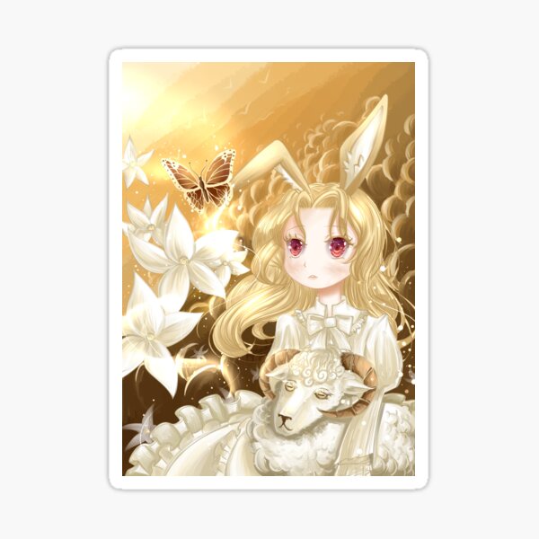 Item preview, Sheep Girl (personnage original, OC) designed and sold by sohamyart.