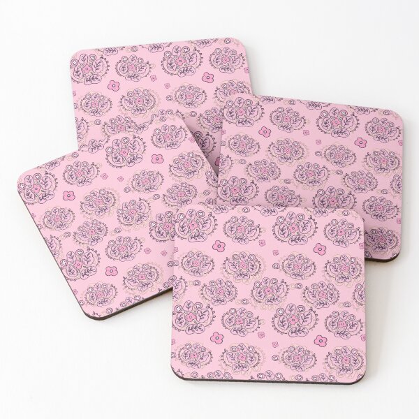 Item preview, Pink Leaf Retro Vintage designed and sold by katlala.