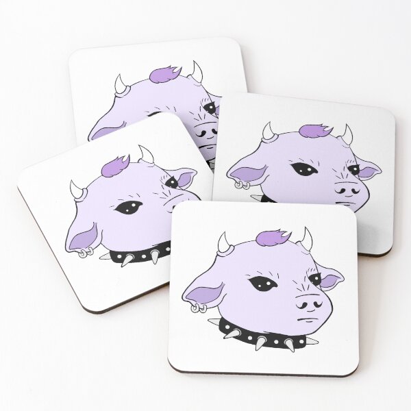 Item preview, Goth Cow (Purple) designed and sold by Strawberry-Cart.