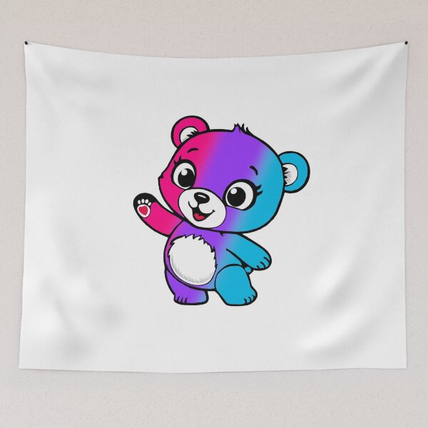 Item preview, Kawaii Androgynous Bear – Cute Androgynous Pride Design designed and sold by Travelslightly.