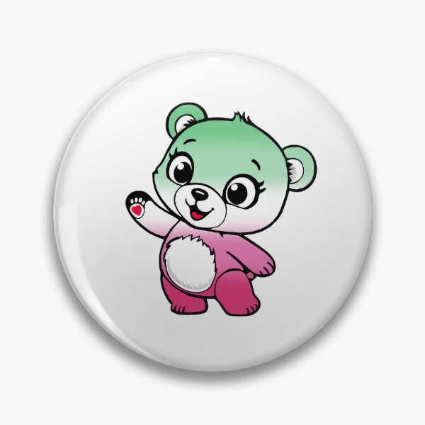 Item preview, Kawaii Abrosexual Bear – Cute Abrosexual Pride Design designed and sold by Travelslightly.