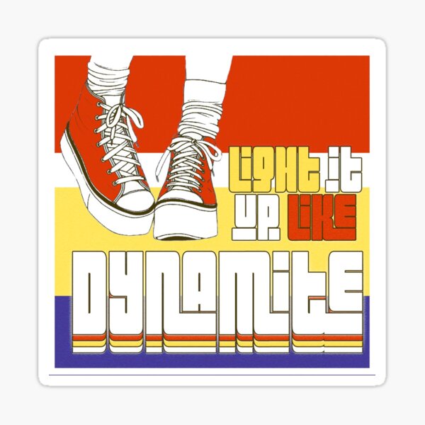 Item preview, Dynamite Lyrics BTS Army Fan Art Fan Merch designed and sold by oncloudshan.