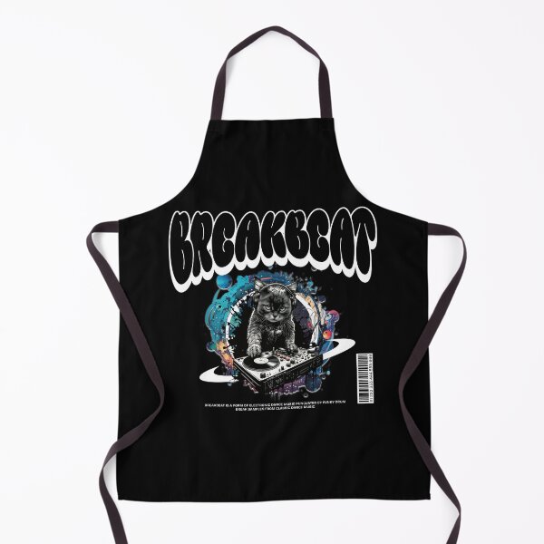Item preview, BREAKBEAT  - Dj Meows Mix (white)  designed and sold by Discothreadz.