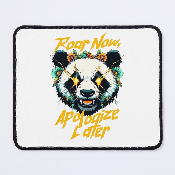 Item preview, Roar Now, Apologize Later Electrifying Panda designed and sold by ZerotwoStudio.