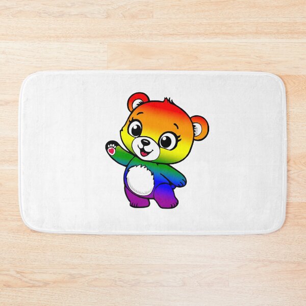 Item preview, Kawaii Rainbow Bear – LGBTQ+ Pride Cute Design designed and sold by Travelslightly.