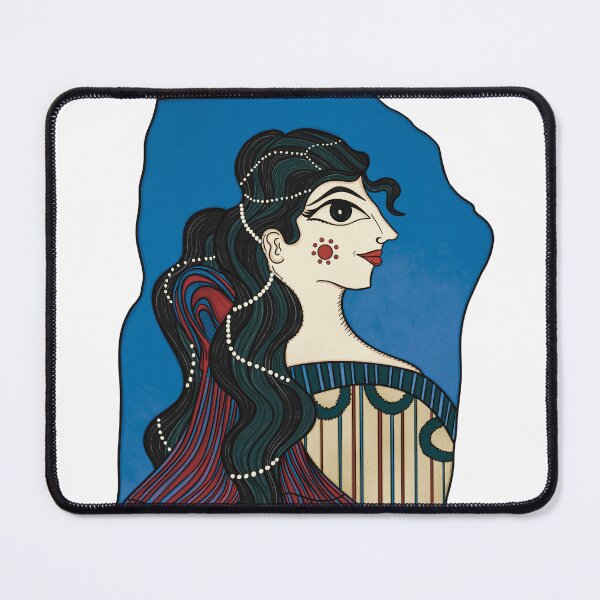 Item preview, La Parisienne - Minoan Fresco from Knossos designed and sold by Ancient-Tales.