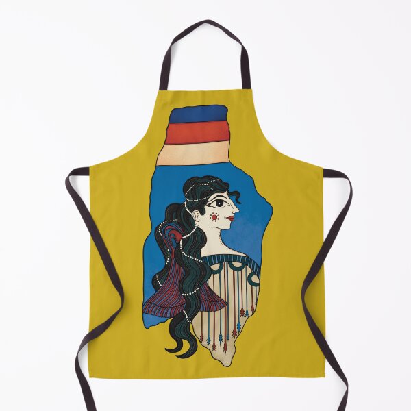 Item preview, La Parisienne - Minoan Fresco from Knossos designed and sold by Ancient-Tales.