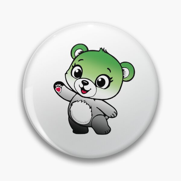 Item preview, Kawaii Aromantic Bear – Cute Aromantic Pride Design designed and sold by Travelslightly.