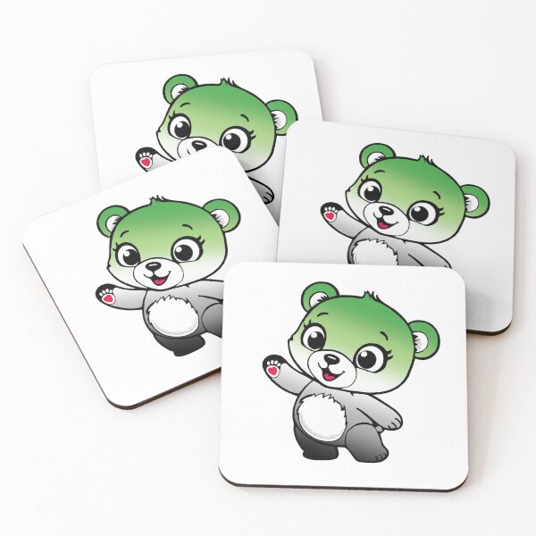 Item preview, Kawaii Aromantic Bear – Cute Aromantic Pride Design designed and sold by Travelslightly.