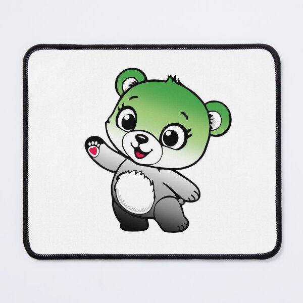 Item preview, Kawaii Aromantic Bear – Cute Aromantic Pride Design designed and sold by Travelslightly.