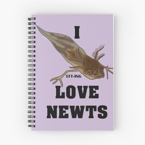 Item preview, I Eft-ing Love Newts - In Color with words designed and sold by Cedesstuff.