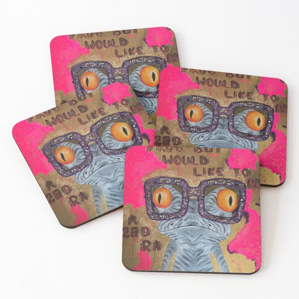 Item preview, I would love to be a zebra - Crazy frog with glasses designed and sold by kunststueckbyks.