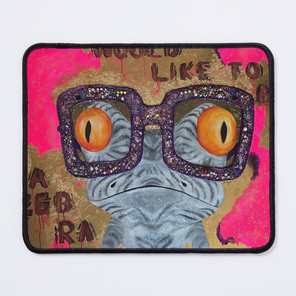 Item preview, I would love to be a zebra - Crazy frog with glasses designed and sold by kunststueckbyks.