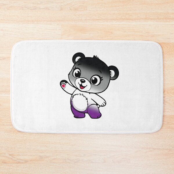 Item preview, Oso Asexual Kawaii – Diseño Lindo del Orgullo Asexual designed and sold by Travelslightly.