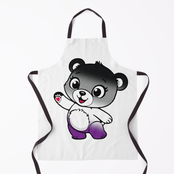 Item preview, Oso Asexual Kawaii – Diseño Lindo del Orgullo Asexual designed and sold by Travelslightly.
