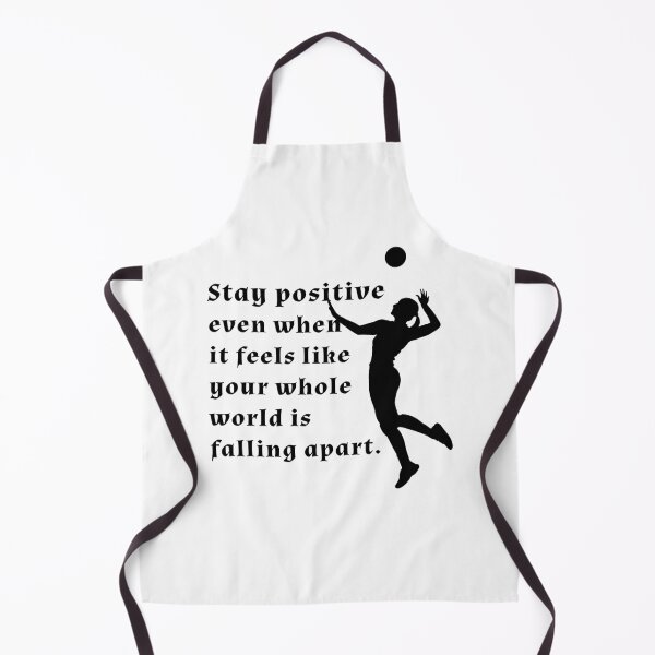 Item preview, volleyball quote, saying, text, words, positive, feels, world, falling apart, best volleyball  designed and sold by subarashii11.