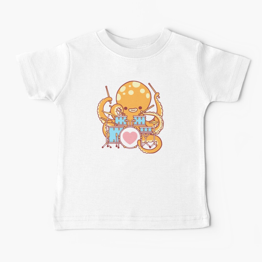 Octopus Drummer Baby T-Shirt