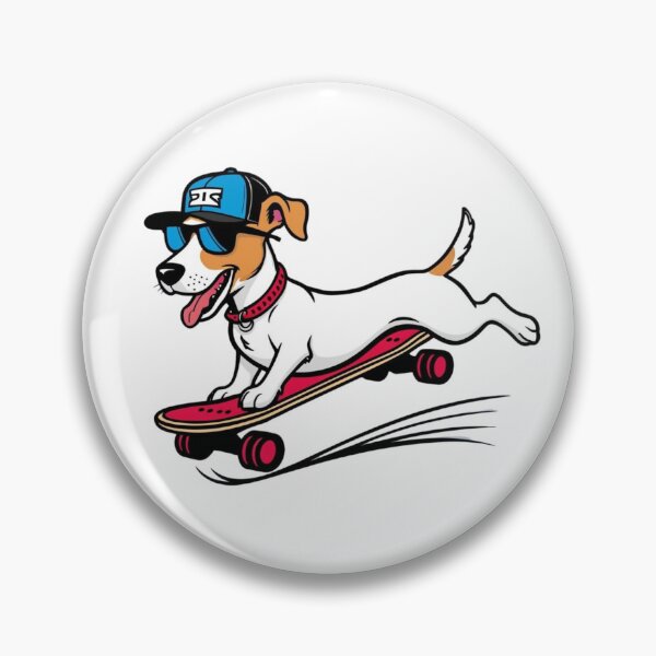 Item preview, Jack Russell Terrier on a Skateboard designed and sold by StormArte.