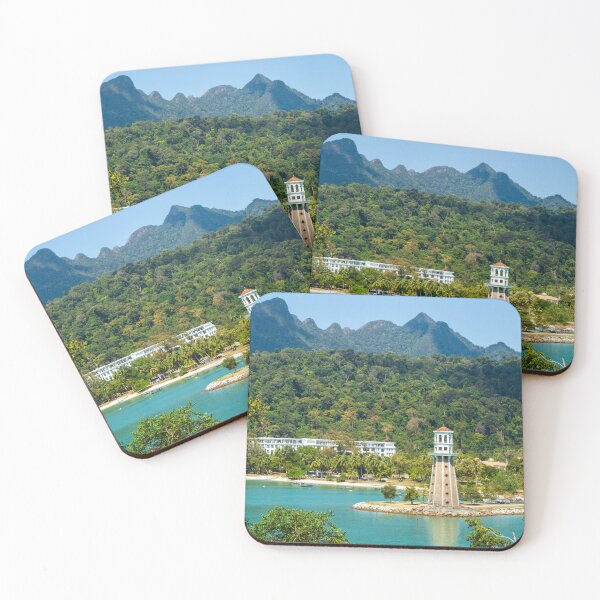 Item preview, Perdana Quay Lighthouse Langkawi island Kedah malaysia aerial view designed and sold by Kevin Miller Photography.