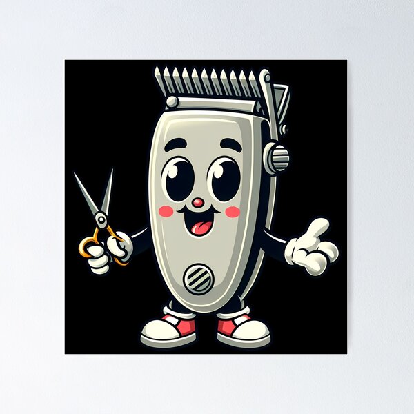 Item preview, Barber Clipper designed and sold by Funny Vintage Stickers And T-Shirts.