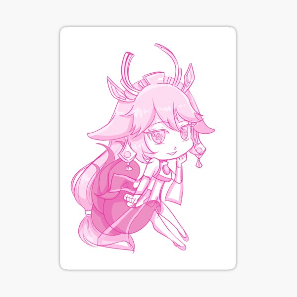 Item preview, Yae Miko designed and sold by sohamyart.