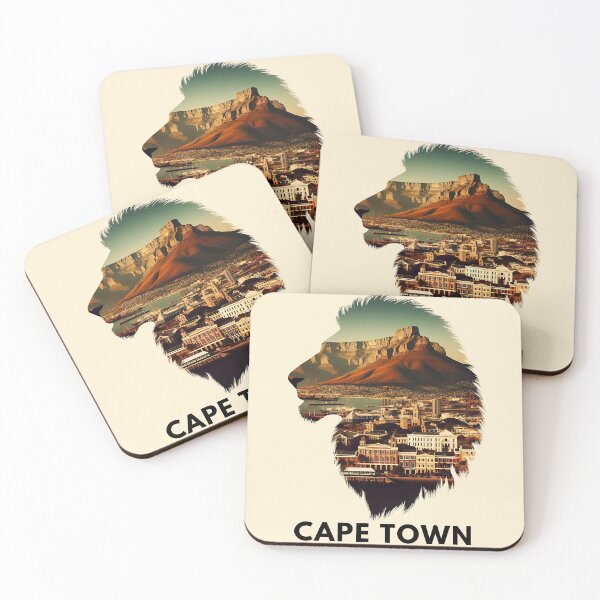 Item preview, Cape Town, South Africa African Lion Double Exposure designed and sold by Dino-Lune.