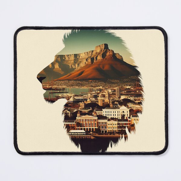 Item preview, Cape Town, South Africa African Lion Double Exposure designed and sold by Dino-Lune.