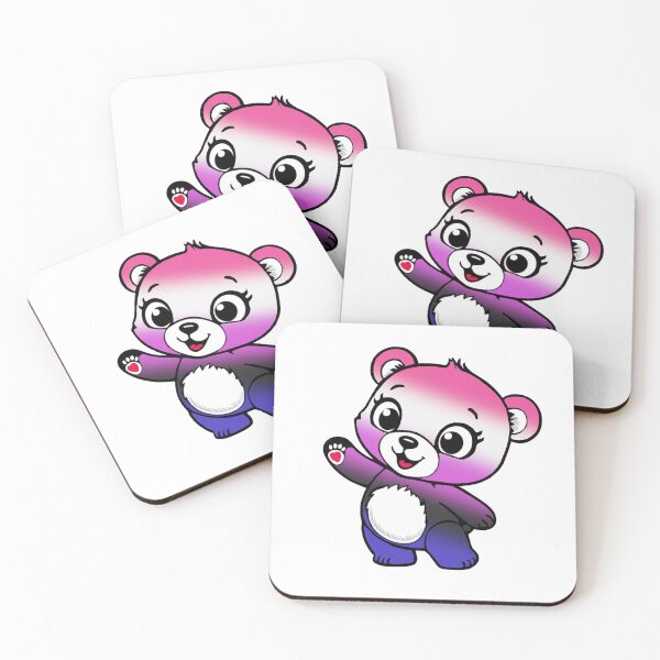 Item preview, Kawaii Genderfluid Bear – Cute Genderfluid Pride Design designed and sold by Travelslightly.