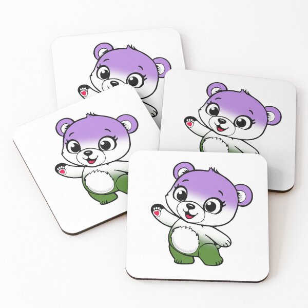 Item preview, Kawaii Genderqueer Bear – Cute Genderqueer Pride Design designed and sold by Travelslightly.
