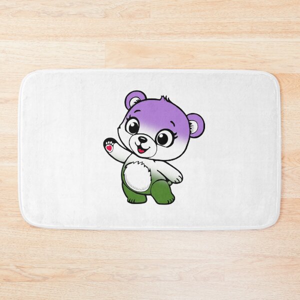Item preview, Kawaii Genderqueer Bear – Cute Genderqueer Pride Design designed and sold by Travelslightly.