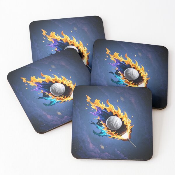 Item preview, Flaming Intensity: The golf ball in action designed and sold by nicky2342.