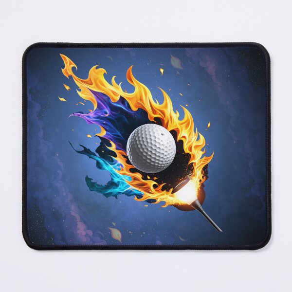 Item preview, Flaming Intensity: The golf ball in action designed and sold by nicky2342.