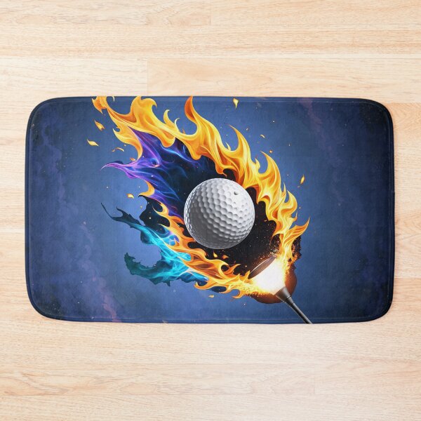 Item preview, Flaming Intensity: The golf ball in action designed and sold by nicky2342.