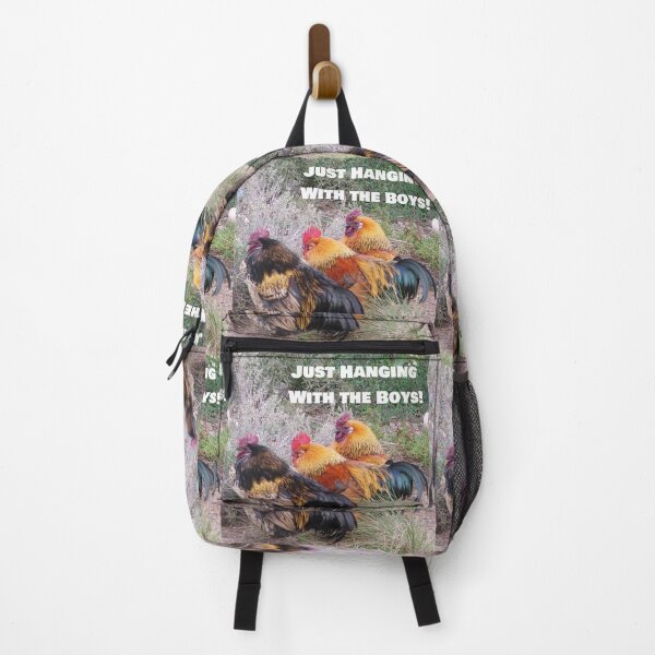 Item preview, Chicken Rooster Funny Just Hanging With The Boys designed and sold by Sarah Rajkotwala.